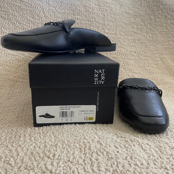 Naturalizer Black Emiline Mules (NWT) - Picture 1 of 7